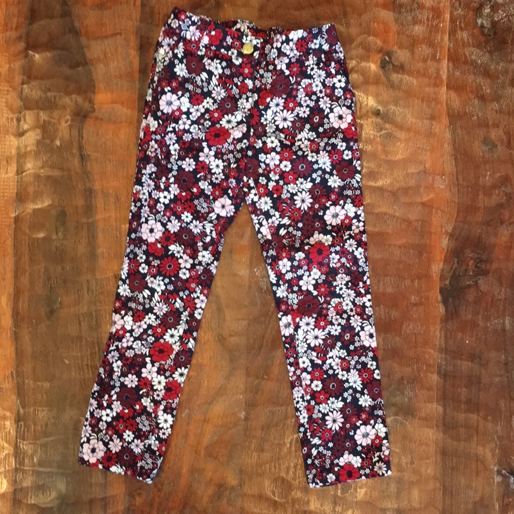 Brooks Brothers Cotton Sateen Floral Pants